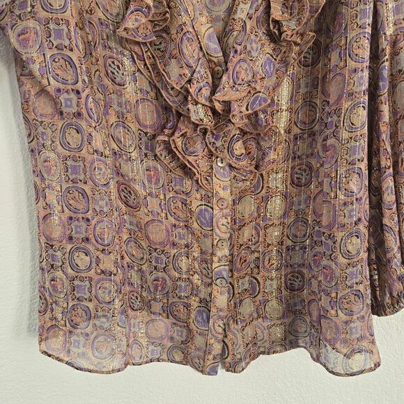 Nanette Lepore silk Blouse Top size 4 S - Picture 9 of 12